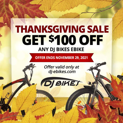 Thanksgiving sale at DJ Bikes