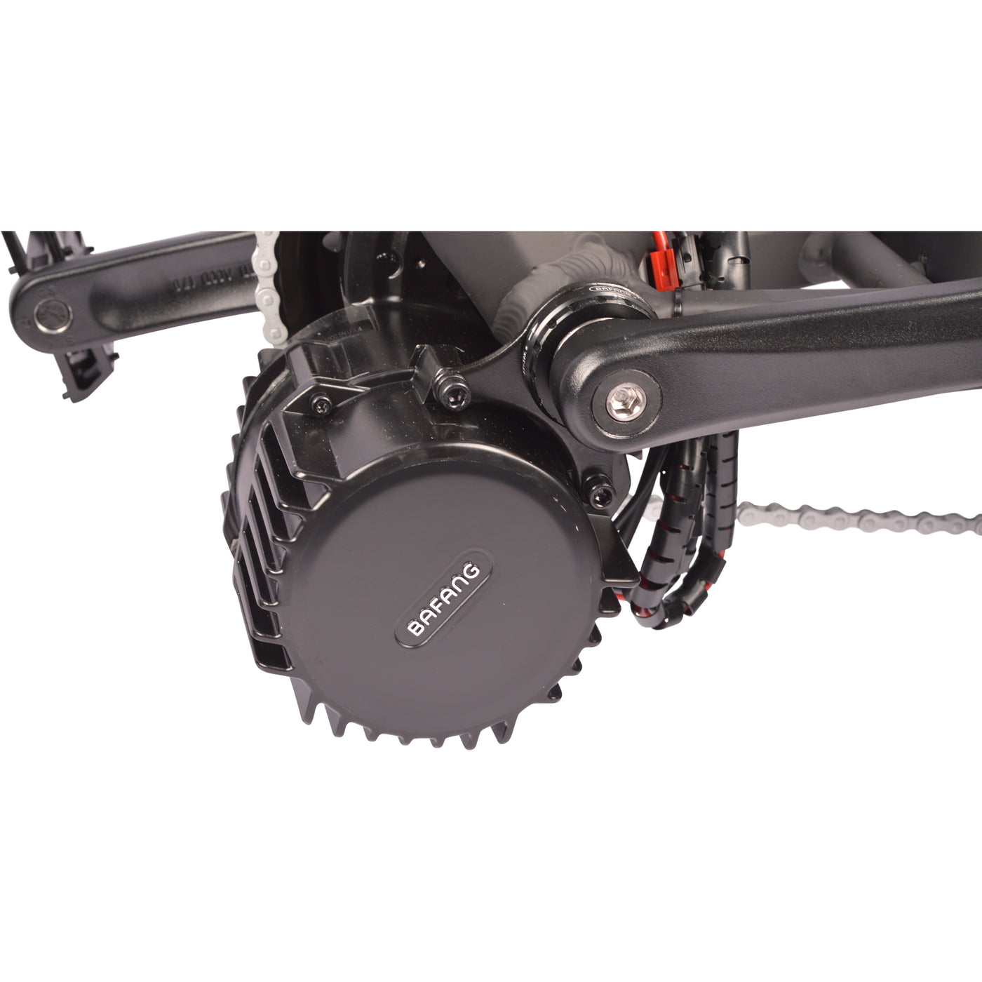 DJ Mid Drive Fat Bike, equipped with a powerful 750W 48V Bafang mid drive motor
