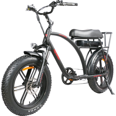 Electric Mini Bike, DJ Super Bike, retro-style fat tire electric bike from DJ Bikes