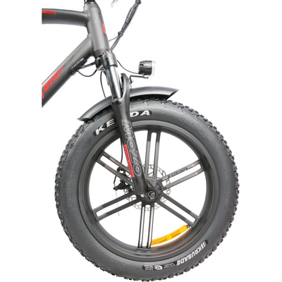 DJ Super Bike with 20” fat tires, cast alloy wheels & adjustable suspension fork