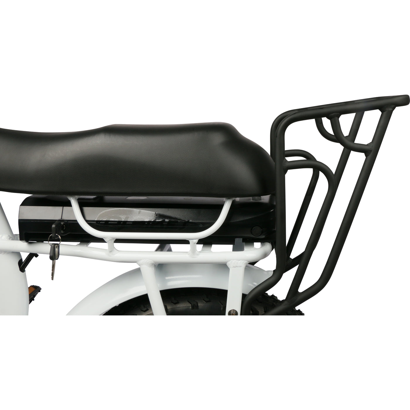 Redesigned DJ Super Bike Step Thru now sports a rear rack for your gear